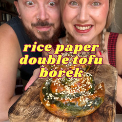 Rice Paper Double Tofu Borek