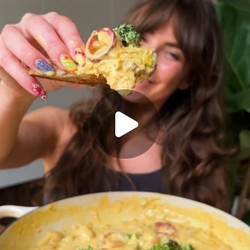 Cheesy Leeks &amp; Beans With Garlicky Breadcrumbs &amp; Tangy Pickled Onions