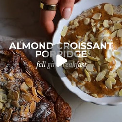 Almond Croissant Porridge