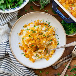 Dump-and-bake Chicken Potato Casserole
