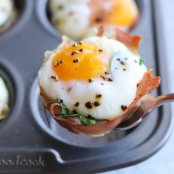 Prosciutto And Spinach Egg Cups (whole30, Low Carb)