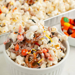 Fall Popcorn Snack Mix