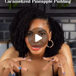 Caramelized Pineapple Pudding
