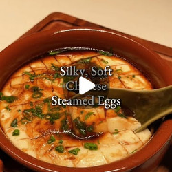 Chinese Sauce Steamed Eggs