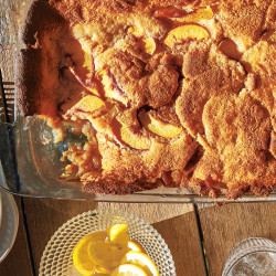 Fresh Peach Cobbler With Brown Butter