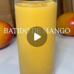 Authentic Cuban Batido De Mango (mango Milkshake)
