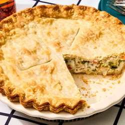 Dad's Leftover Turkey Pot Pie