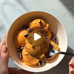 Orange Carrot Glow Ice Cream