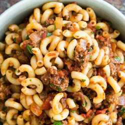 Hamburger And Macaroni
