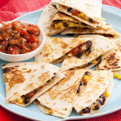 Black Bean And Corn Quesadillas