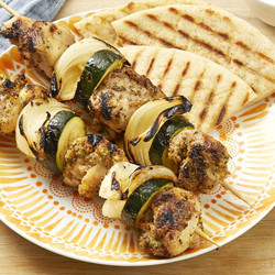 Greek Chicken Kebabs