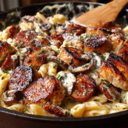 Creamy Cajun Chicken And Sausage Pasta