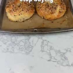 High Protein Homemade Bagels