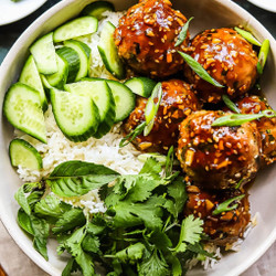 Sesame Ginger Meatballs
