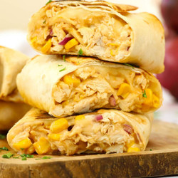 Chicken Wraps {15 Minute Meal}