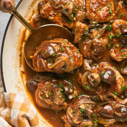 Pork Medallions With Mushrooms And Onions