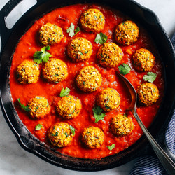 Moroccan Chickpea 'meatballs'