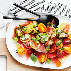 Matt Moran's Heirloom Tomato, Watermelon And Confit Lemon Salad