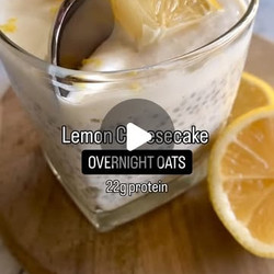 Overnight Oats With Lemon