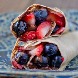 Fresh Berry Nutella Crepes