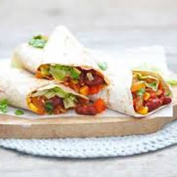 Wraps rode saus