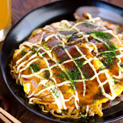 Hiroshima-style Okonomiyaki