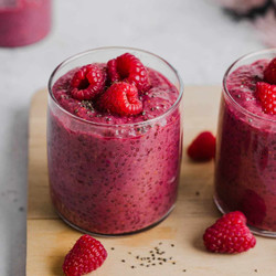 Raspberry Chia Pudding