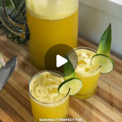 Coconut Pineapple Agua Fresca