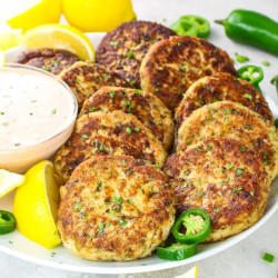Tuna Cakes With Jalapenos And Cilantro