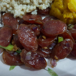 Sauteed Chinese Sausage