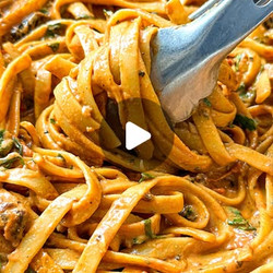 Creamy Sun Dried Tomato Pasta