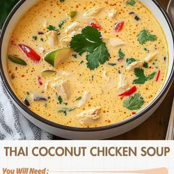 Thai Coconut Chicken Soup (2)