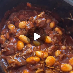 Slow Cooker Beef &amp; Mushroom Gnocchi