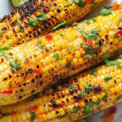 Grilled Chili Lime Butter Corn On The Cob