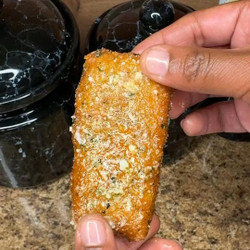 Garlic Parm Mozzarella Sticks