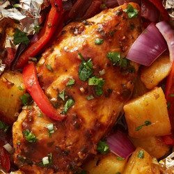 Hawaiian Chicken Foil Packs