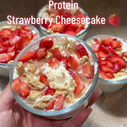 Protein Strawberry Cheesecake