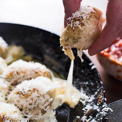 Stuffed Garlic Balls