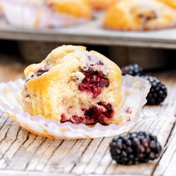 Blackberry Muffins (soft And Easy)