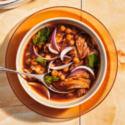 Pork And Chickpea Stew With Cinnamon