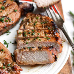Paleo Rosemary Dijon Pork Chops / Tenderloin
