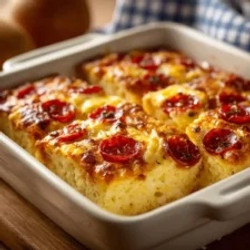 Pizza Style Cottage Cheese Bake