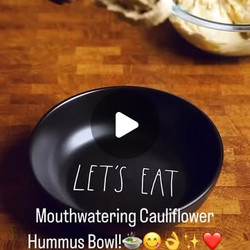 Cauliflower Hummus Bowl