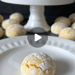 Lemon Crinkle Cookies