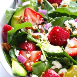 Strawberry Kale Salad
