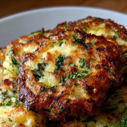 Zucchini Cottage Cheese Fritters