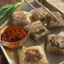 Tofu Rice Paper Dumplings