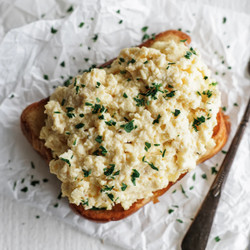 Scrambled Egg Toast Recipe