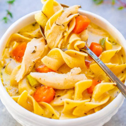 Thick And Creamy Chicken Noodle Soup