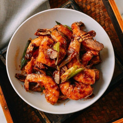 Ketchup Shrimp Stir-fry